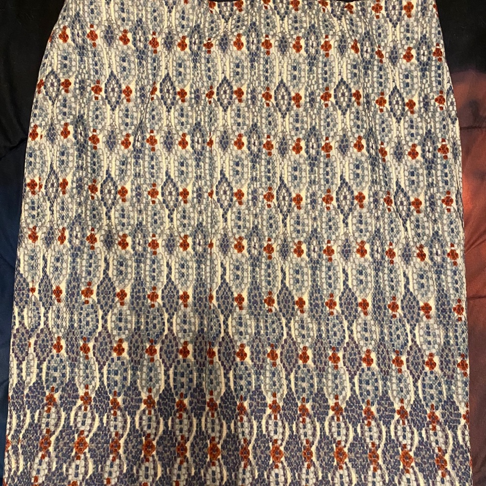 Red, white and Blue Pencil Skirt